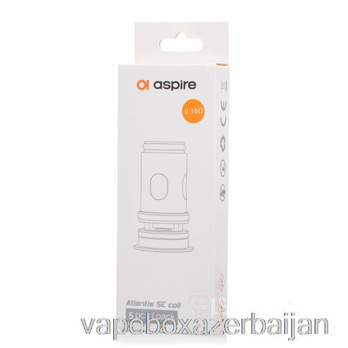 Vape Azerbaijan Aspire Atlantis SE Replacement Coils 0.18ohm Coils